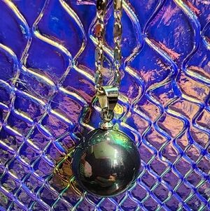 Gorgeous Kay Jewelers Tahitian Black Peacock Pearl Necklace